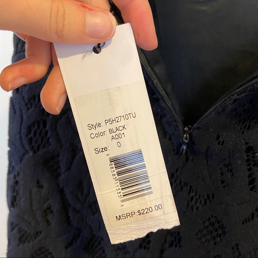 NWT Parker “Sandia” Black Lace Pencil Skirt - Picture 9 of 13